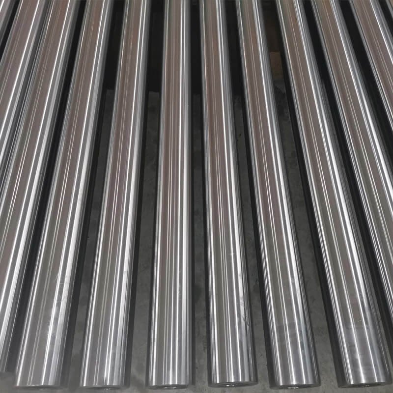 Chrome plated hydraulic cylinder rods for hydraulic systems and construction machinery