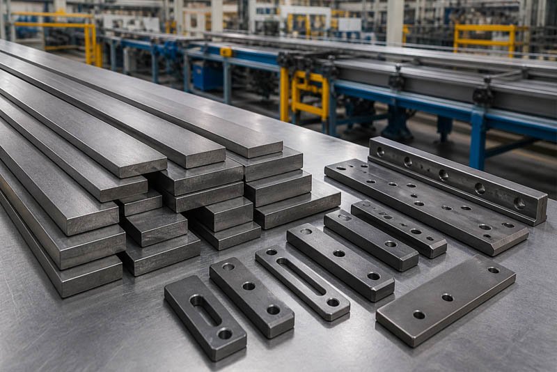 Cold drawn flat bar for machining tools jigs fixtures and OEM hardware parts