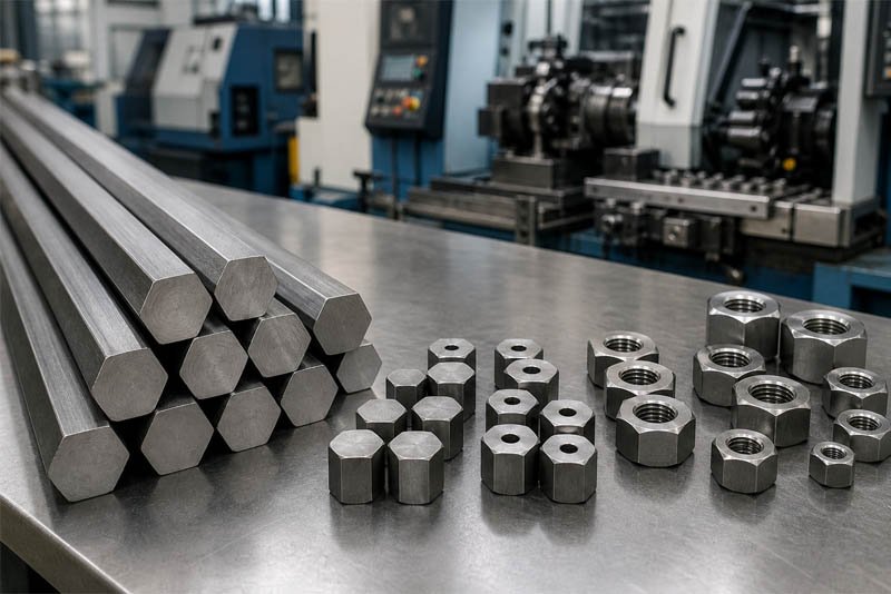 Cold drawn hex bar for bolts and nuts manufacturing