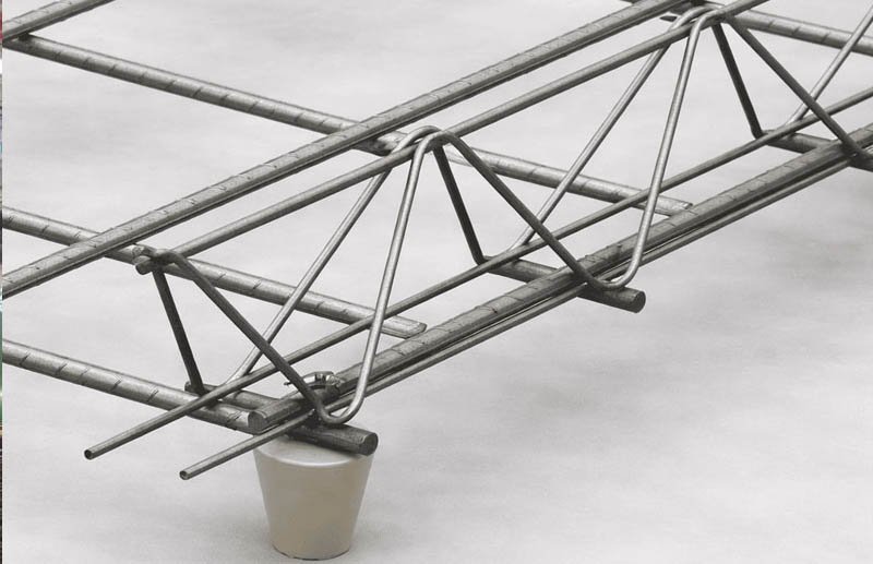 Ribbed cold drawn steel wire for truss deck production