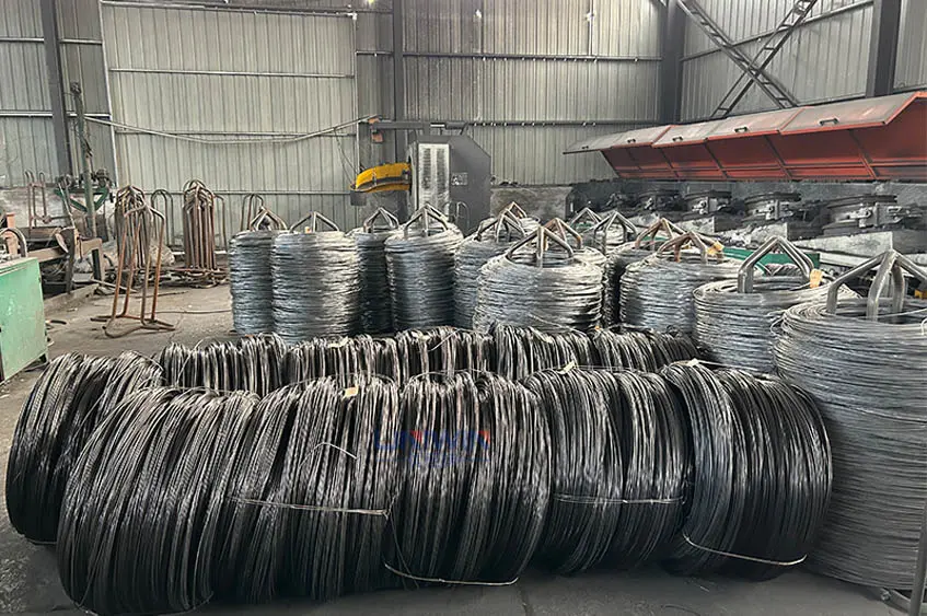 Cold drawn ribbed steel wire used for resistance welding applications in automated production