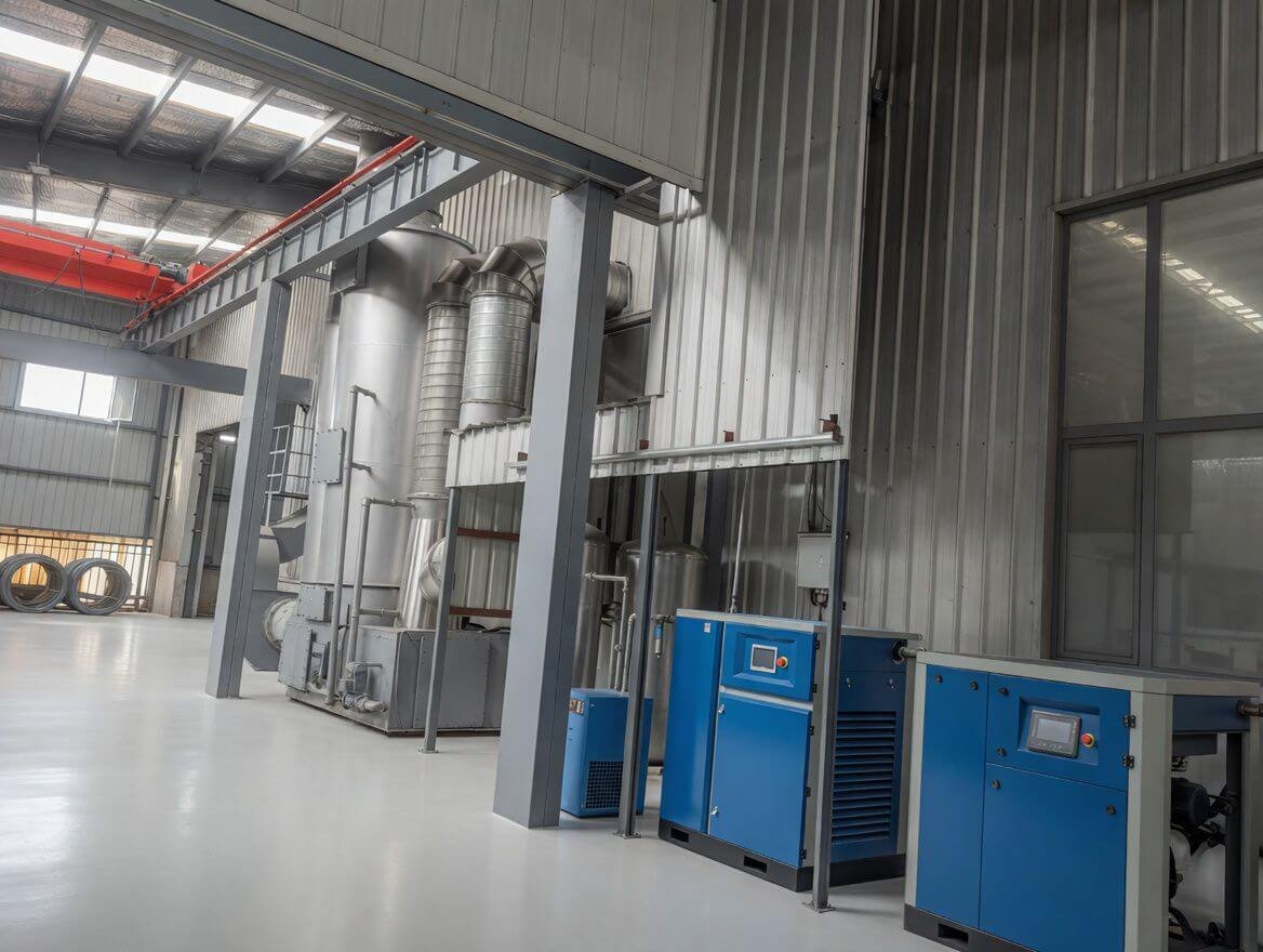 Environmental protection equipment for wastewater and exhaust gas treatment in steel manufacturing