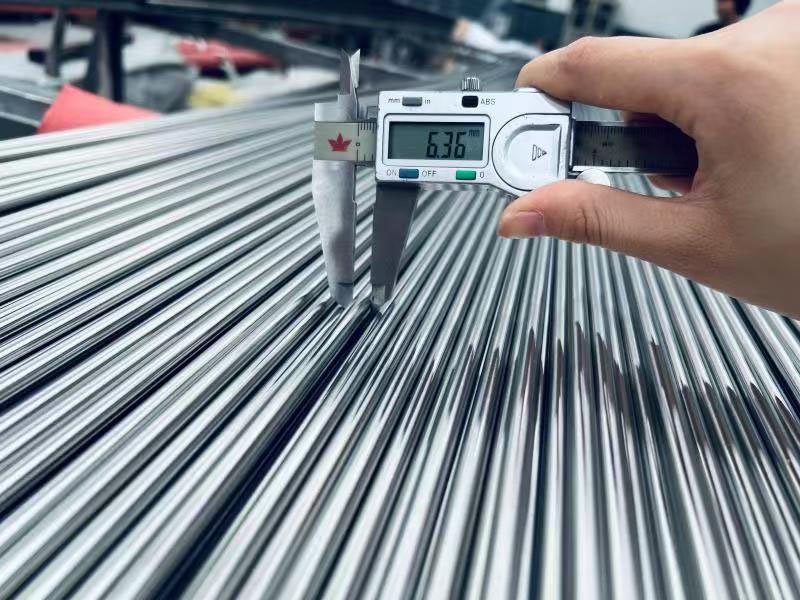 Final inspection for cold drawn steel products
