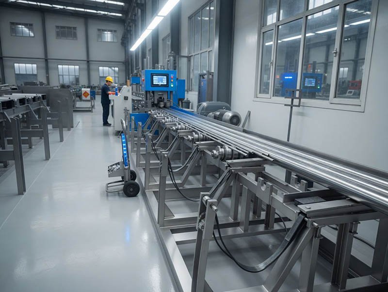 Grinding and polishing process for bright steel bars