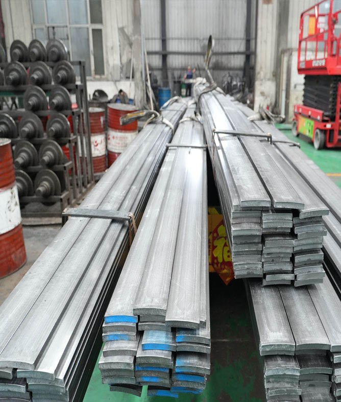 Bright cold drawn flat bar with tight tolerance and sharp corners from YaDa Metal