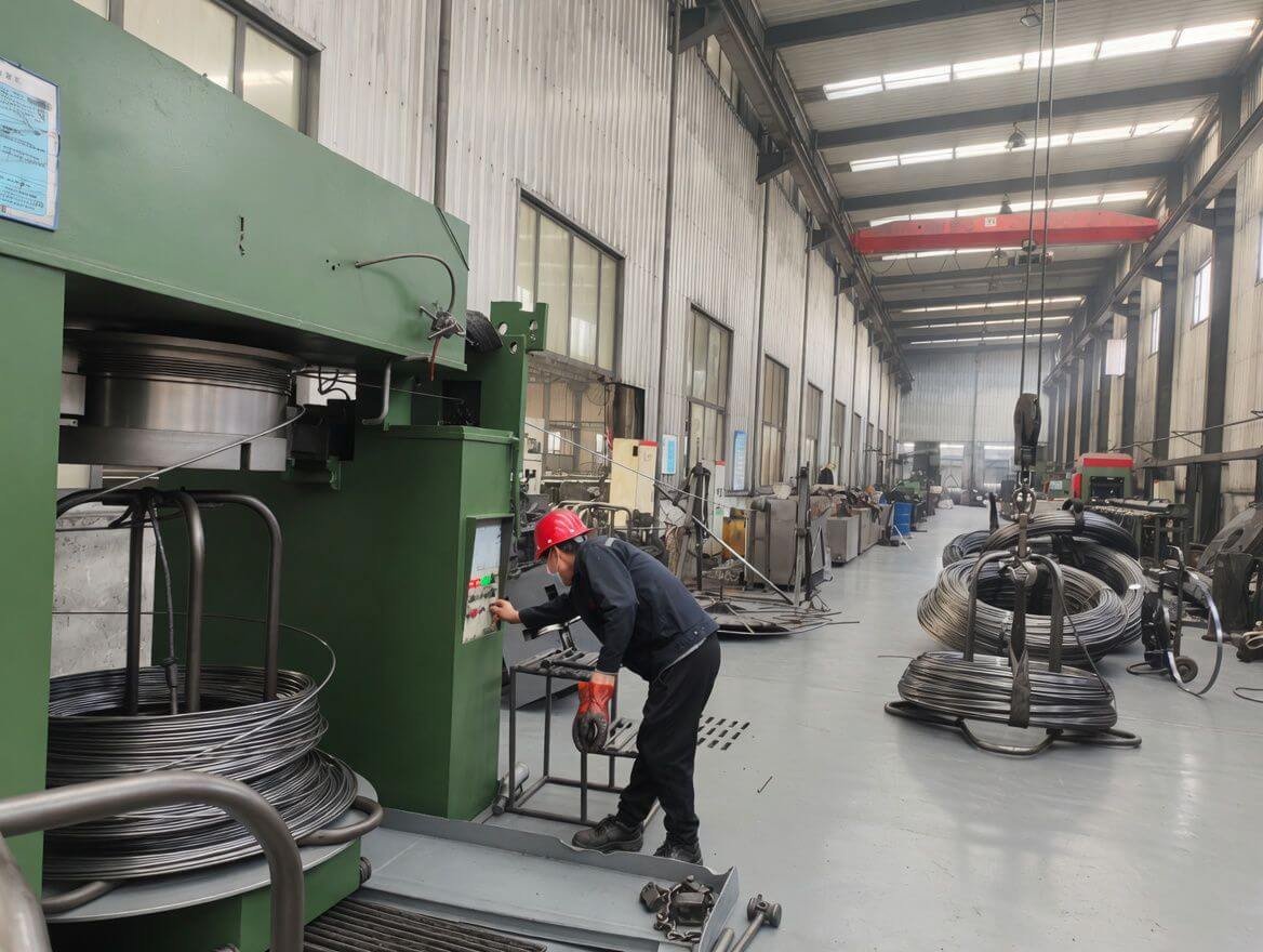 Fully automatic phosphating and saponification production line for cold drawing manufacturing process