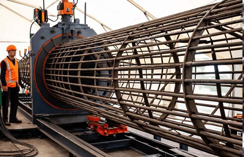 Plain cold drawn steel wire for reinforcement cage spirals