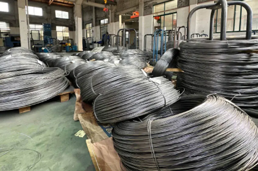 Cold drawn wire for reinforcement cage manufacturing and pile cage production