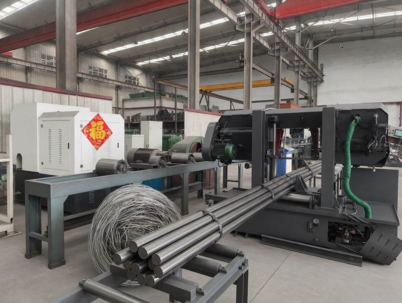 Precision cutting process for custom steel bar length