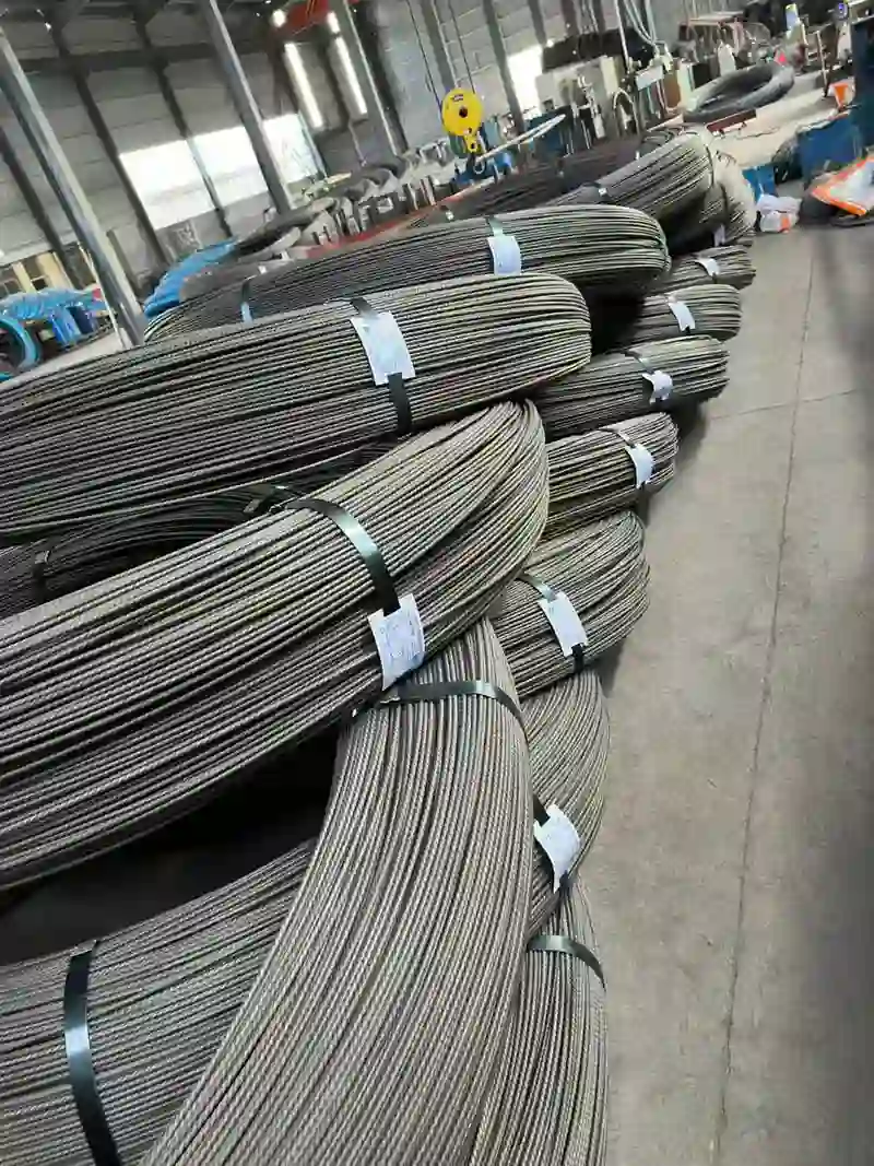 High tensile prestressed concrete wire manufacturing and controlled cold drawing at YaDa factory