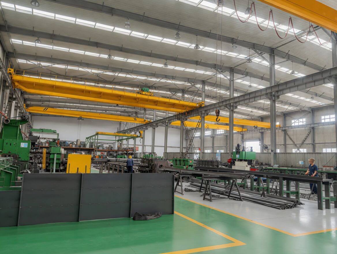 YaDa Metal production workshop for cold drawn steel bars