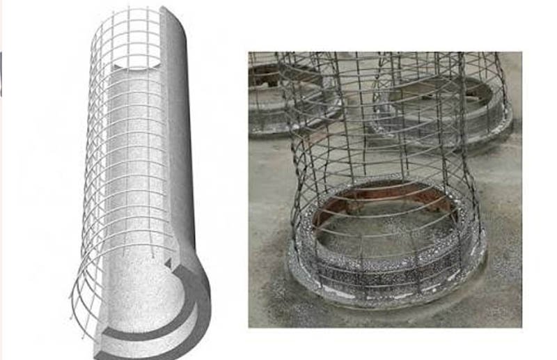 Steel wire for concrete pipe reinforcement cage and precast concrete production
