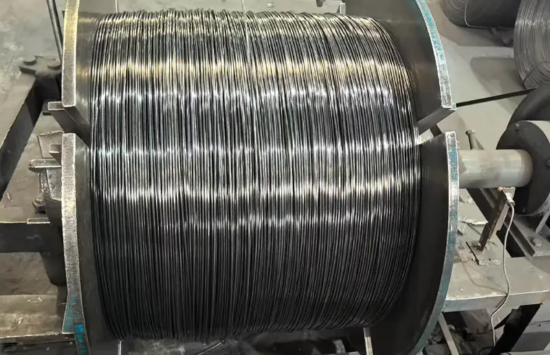 Plain cold drawn steel wire with stable diameter for automatic resistance welding machine feeding