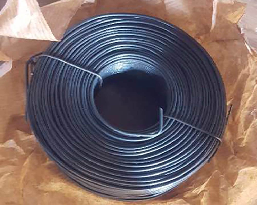 Black annealed steel wire coils for construction binding and industrial packaging