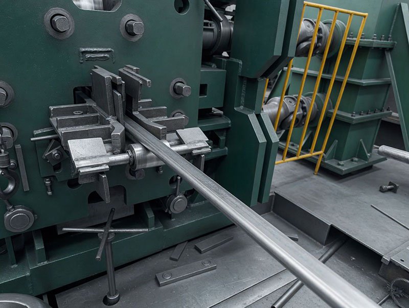 Cold drawing machine for precision steel bars