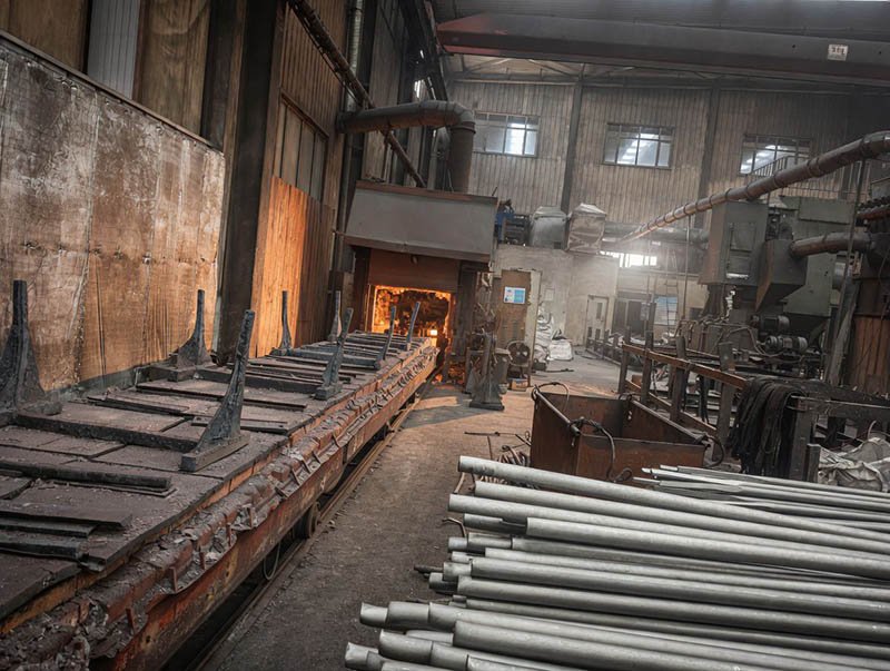 Annealing heat treatment process for steel bars