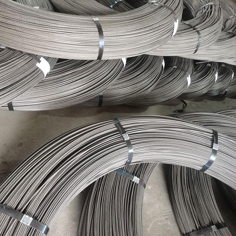 Ribbed wire for reinforcement cage manufacturing